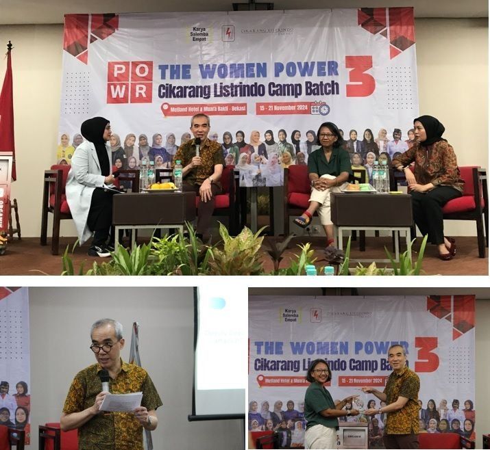 cover The Women Power Cikarang Listrindo Camp Batch 3