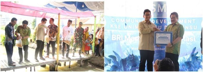 cover Inauguration of the Medan Raya Community Development with Donor PT BRI Investment Management, Percut Sei Tuan, Deli Serdang Regency