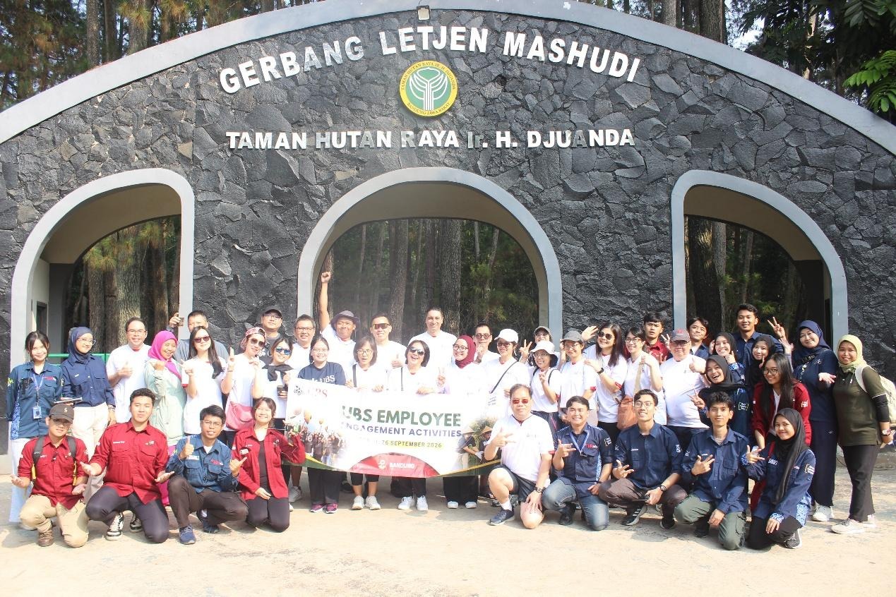 Employee Engagement PT UBS Sekuritas Indonesia dan Beasiswa KSE di Tahura Bandung